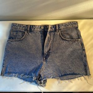 Zara high waisted jean shorts